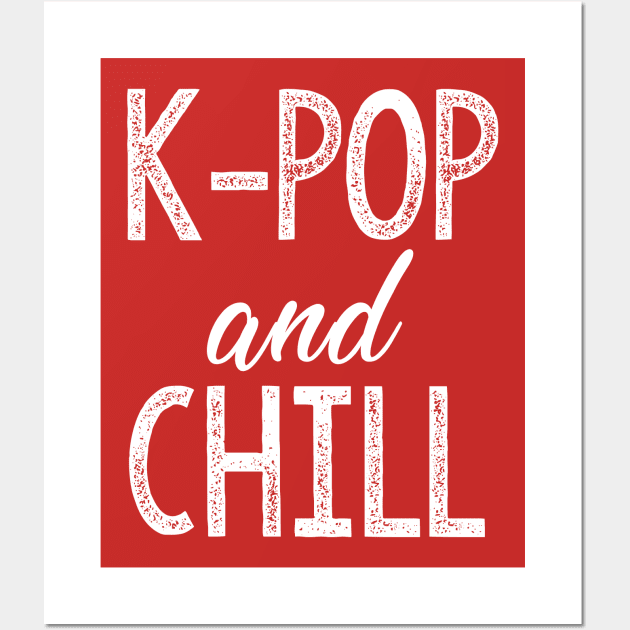 Cute K-Pop and Chill K Pop Korean Pop Music Wall Art by DankFutura